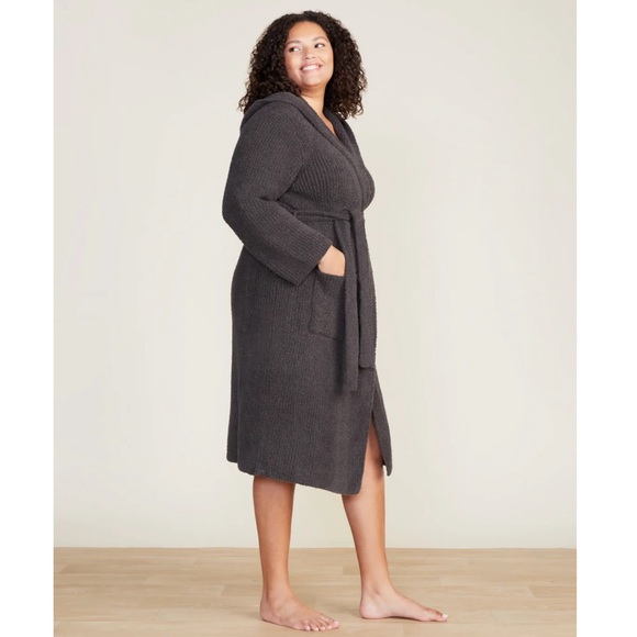 CozyChic Ribbed Hooded Robe - Picture 4 of 7